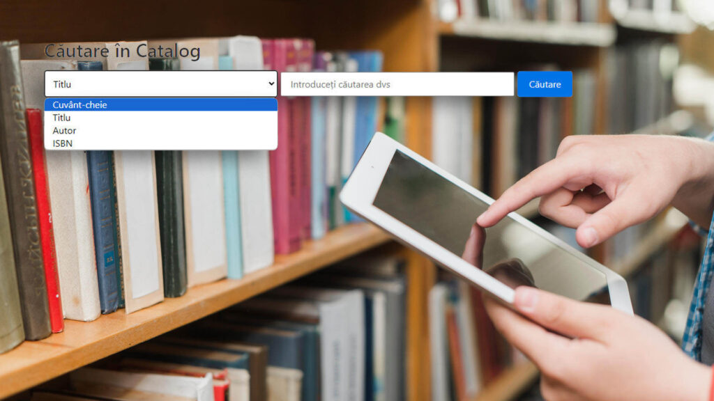 cautare catalog biblio